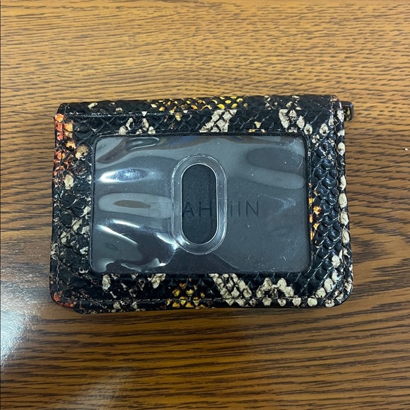 Brahmin Snakeskin Card Holder